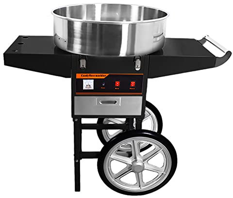 GGM Gastro | ZWET52S | Zuckerwattemaschine - Ø 520mm - 1,08 kW - Schwarz