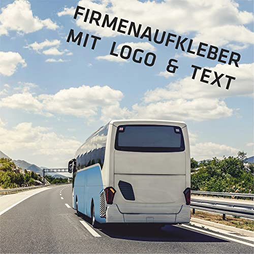INDIGOS UG - Aufkleber - 50x50 mm - 25 Stück - Firmenaufkleber - Bild - Logo - individuell personalisiert - für Büro, Hotel, Firma - Veranstaltung - selber gestalten - gedruckt