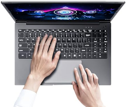 15.6 Gaming Laptop, Intel Core i7-10750H, 16GB RAM 1TB SSD Windows 11 Laptop, Intel UHD Graphics 630 350MHz-1.15GHz, Backlit Keyboard, Fingerprint Recognition IPS Ultrabook Notebook