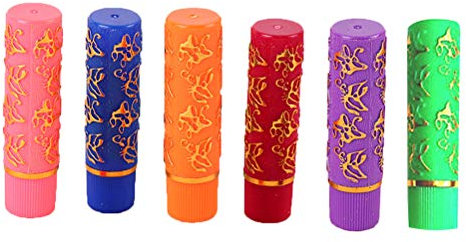 Rouge à Lèvres à Couleur Changeante, 6 Pièces, Tube de Rouge à Lèvres à Changement de Température, Hydratant, Longue Durée (Couleur assortie)