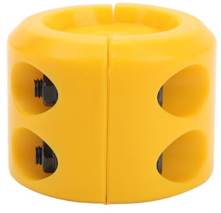 Seilwinden-Hakenstopper, Gummi-Windenhaken-Stopper mit Sechskantschlüssel, Seilwinden-Stopper aus Gummi, Robuster Seilhaken für ATV, UTV, SUV, ORV, LKW (YELLOW)