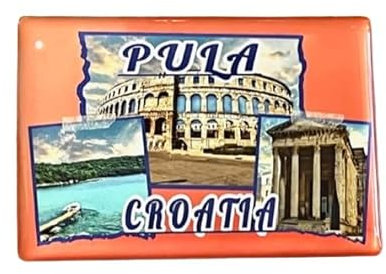 Pula, Kroatien Magnet, Croatia Souvenir, Pula Kühlschrankmagnet, Kroatien Geschenkartikel
