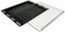 FIGEVIDA Griglia Ripiano Acciaio Forno Franke Originale 452x385x95mm + Leccarda Teglia Nera Smaltata 451x385x22mm, 133.0298.849-133.0047.069, Kit Sostitutivo