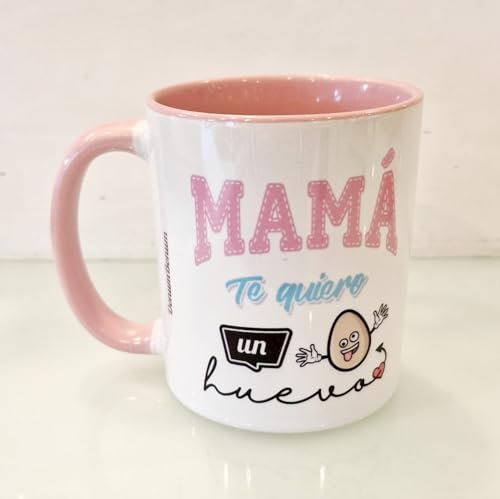 Donum Bonum Regalos Originales Taza Mamá Te Quiero Un Huevo (Azul)