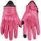 BLacOh Gants Moto Homologué Gants de Moto en Cuir for Femmes, Respirants, rétro, Doigt Complet, for Cyclisme, Rose, XS-XXL Gants De Moto (Color : Pink, Size : S)