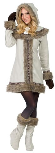 Boland - Inuit Kostüm für Damen 6-teilig, Faschingskostüm für Mottoparty oder Karneval