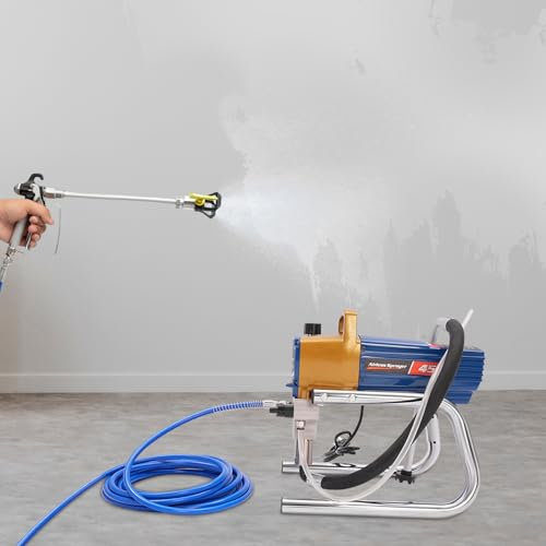 Airless Paint Sprayers 1500W High-pressure Airless Paint Sprayer for Home Exterior+House Interior DIY Painting Projects, For Paints/Latex Paint/Varnishes, Adjustable Pressure