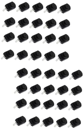 MUSISALY 40 Pièces Lampe De Poche Tactile Smd Micro Tactile À Bouton Tactile Commutateurs L' Mini Marche-Arrêt Micro
