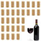 30 Pcs Wine Corks, Wooden Replacement 21mm * 40mm, Good Air Tightness for Beer and Liquor Bottles, Home Restaurant Cocktail Party