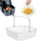 Air Fryer Basket, 5.8QT 6QT Air Fryer Accessory Mesh Basket Replacement with Handle, Square Stainles Steel Steamer Basket for 6QT Instant Vortex Air Fryer, for Instant Vortex Plus, Phillips XXL