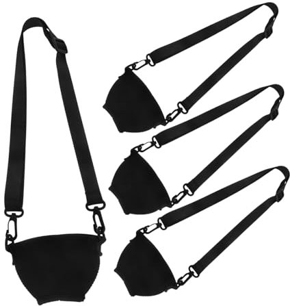 PRETYZOOM Juego De 4 Soportes Para Copas De Vino Con Correas Ajustables Para El Cuello Aisladores De Neopreno Para Copas De Vino Cordones Para Festivales Fiestas Y Eventos
