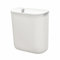 BLACK+DECKER BXBN61279GB Hanging Cupboard Bin, 7.6L Capacity, Double Sided Lid, Mountable on Walls & Cabinet Doors, Light Plastic Body, 26 x 15 x 28cm