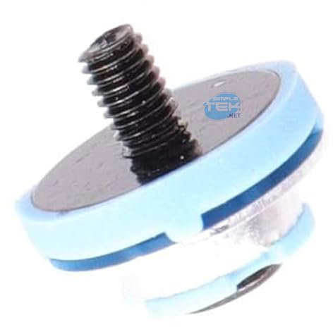 SIMPLETEK - 4 x Vis de Montage pour Disque Dur SSD 2.5 Bleu avec Caoutchouc sur Desktop Elitedesk Prodesk 594220-001 511945-003 (4 pièces)