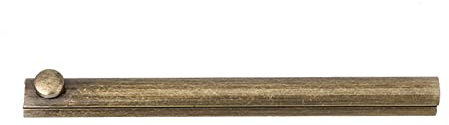 1 Stück Antik-Oberflächenriegel aus massivem Messing – und Haustierschutz-Tür- und Fensterschloss, vielseitiger Sicherheits-Schieberiegel for Zuhause(Antique bronze,6in)