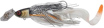 Abu Garcia Beast Bladed Jig Angelköder | Anpassbarer Raubfischköder | Wasserbewegende Klinge und interne Rassel | Hecht- und Raubfischköder | Mehrere Optionen