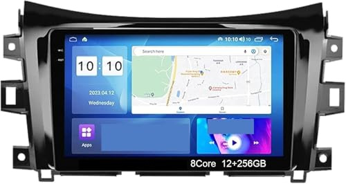 Carplay-Bildschirm Android 15 Autoradio für Navara für Terra 2017-2025 für mit kabellosem Carplay Auto(8 Core 4g+WiFi 12g+256g)