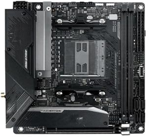 Compatibilità Fit For ASUS ROG STRIX B550-I GAMING Wi-Fi 6 Mini ITX B550 2 x DIMM, Max. 64 GB, DDR4 5100 (OC) MHz M. SATA Desktop Socket AM4 CPU
