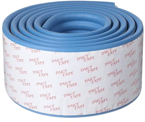 MOBUTOFU Schaumstoff Kantenschutz Rolle 1 Blau Hochdichter Polsterschutz für Möbel Stoßschutz und Stufenabdeckung zur Möbel und Treppensicherung