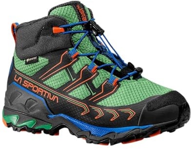LA SPORTIVA Kinder Ultra Raptor II Mid JR GTX Schuhe, Carbon-Flame, 30