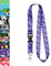 Rolseley Cordon tour de cou pour porte-badges avec clip en métal 1 Medic violet