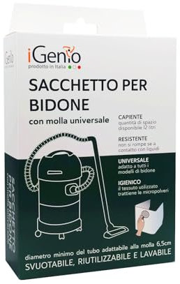 Sacchetto per bidone con molla universale, art.985 - iGenio
