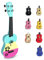 CB SKY 21” Hawaiianische Ukulele/Musikinstrumente für Kinder/Musikinstrumente für Anfänger/musikalische Spielzeuge für Kinder
