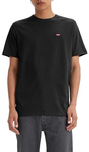 Levi's Herren Ss Original Housemark Tee T-Shirt,Stonewashed Black,S