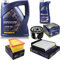 Filter Set Inspektionspaket 6 Liter MANNOL Motoröl Defender 10W-40 API SL/CF SCT Germany Innenraumfilter Luftfilter Ölfilter