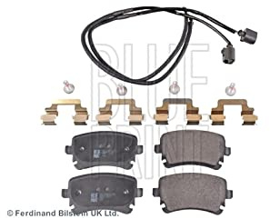 Blue Print ADV184263 Bremsbelagsatz, Scheibenbremse hinten | ADV184263 Kompatibel mit (3D1, 3D2, 3D3, 3D4, 3D6, 3D7, 3D8, 3D9)