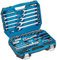 Högert Technik - Caja de Herramientas, Juego de Herramientas, Maletin Herramientas, Llaves de Vaso, Puntas y Accesorios, Acero Cr-V, Mecanismo de Carraca con 72 Dientes - HT1R425, 85 Piezas