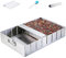 FYBlossom Backrahmen Rechteckig Verstellbar Aus Hochwertigem Edelstahl, Backform Flexibler Mit Ölpapier Und Ölbürste Zum Backen Und Dekorieren, Kuchenform Rechteckig Für Kuchen Torten Und Pizza