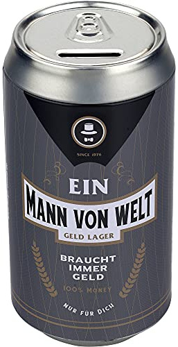 Bier-Spardose Ein Mann von Welt braucht immer Geld