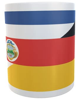 U24 Tasse Kaffeebecher Mug Cup Flagge Costa Rica-Deutschland