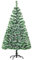 HOMCOM Arbre de Noël Artificiel scène de Neige Ø 75 x 150H cm 416 Réplique d'une Branche d'épine Nordmann Grand Réalisme