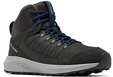 Columbia Trailstorm Crest Mid WP wasserdichte Wanderstiefel für Herren, Schwarz (Shark x Admiral), 43 EU