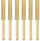 Grinding Stone File, 24PCS Drill Accessory, 5.5mm Diamond Burr Titanium Plated Diamond Chainsaw Sharpener Burr Grinding Stone File for Precise Quick Easy Sharpening of Chain Saw Blade (Gold)