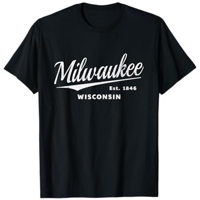 Milwaukee Wisconsin Milwaukeean Sportfan Vintage Milwaukee T-Shirt