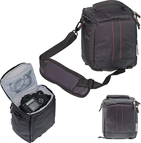 Navitech Black DSLR SLR Camera Bag Compatible with Kodak PIXPRO AZ528 Digital Camera