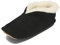 BeComfy Unisex Warme Leder Wolle Hausschuhe Damen Herren Winter Gefüttert Wildleder Pantoffeln 36-46 EU (Schwarz, EU Schuhgrößensystem, Erwachsene, Numerisch, M, 43)