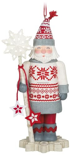Hallmark Keepsake Christmas Ornament 2023, Noble Nutcrackers Snowfall Prince, Gifts for Her