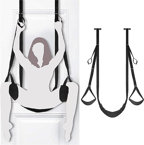Bondage Set Liebesschaukeln SM Sex Swing mit Sitz BDSM Sexschaukel Sexspielzeug für Paare Extrem Betten Fesselset Fetish Fessel Set für Anfänger und Fesselspiele Paare Rollenspiel