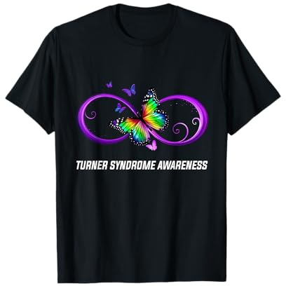Infinity Butterfly Turner Syndrome Awareness T-Shirt