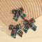 SYSUII 20 Stück Weihnachtsschleifen Kleine Weihnachtsbaum Bögen Weihnachtsbaum Schleifen Deko Weihnachtsbaumschmuck Schleifen Zierschleifen für Weihnachtsbaum,Weihnachtskranz,Geschenk Dekoration-Grün