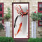 Türtapete Selbstklebend 77x200 Japanischer Stil Türaufkleber 3D Türposter Koi Sakura Fototapete Türfolie Türklebefolie Wasserdichte für Türwand Dekoration Tapete a1716