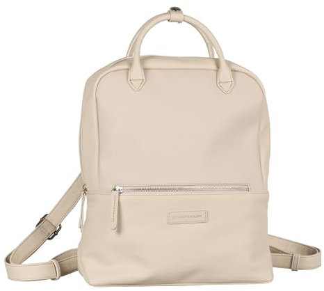 TOM TAILOR Gia Damen Rucksack Backpack, 13 L Beige