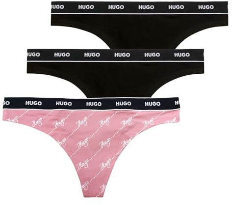 HUGO Women's Triplet Thong Design 10272521 thong