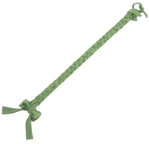 GRIRIW Professionelle Pferdeschwanzverlängerung Geflochten Polyester Schweifschutz Verstellbar Für Pferde Rinder Pferdepflege Zubehör