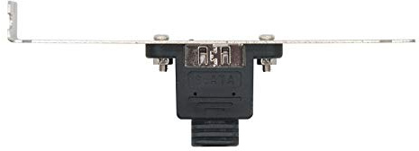 SATA zu eSATA-Adapter, 0,5 m, unterstützt SATA und H-eSATA, ideal für den Anschluss externer Speichergeräte.