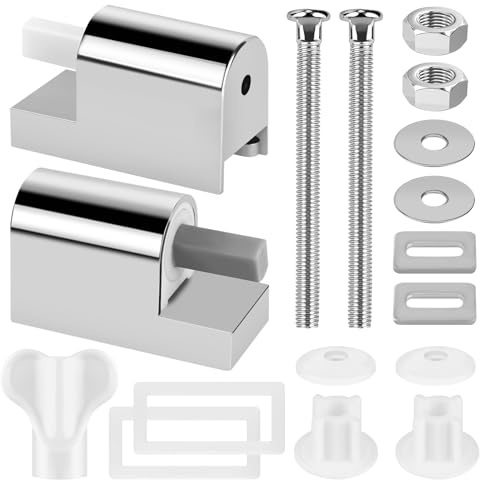 Cerniere a Chiusura Rallentata per WC,Fissaggio per Sedile WC Ricambio Copriwater Accessori per Coperchio del Bagno