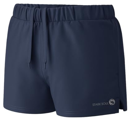 STARK SOUL Laufshorts Laufhose Sportshorts, Herren, Shorts mit Innenslip und Taschen – kurz, leicht,atmungsaktiv, ideal für Laufen, Training, Marathon, Fitness, Bodybuilding (S-XXL)